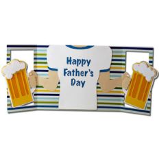father’s day beer mug card