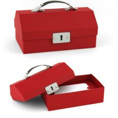 3d red toolbox gift card holder