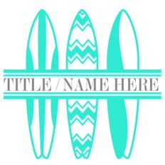 split surfboard title