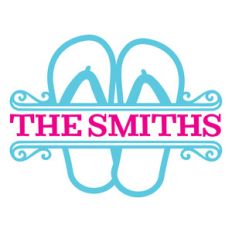 split sandals monogram frame