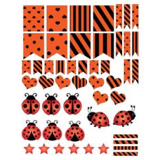 ladybug-themed planning stickers