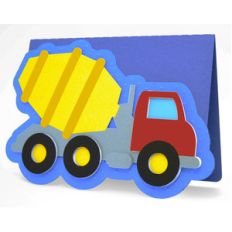concrete mixer truck card