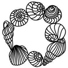 seashells wreath or garland