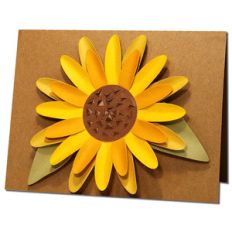 sunflower card