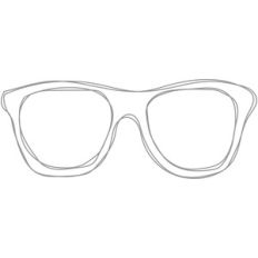 sunglasses sketch