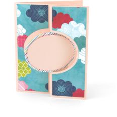 flip flap card oval