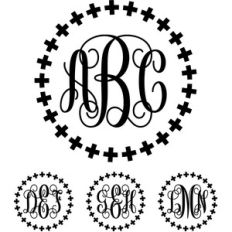 monogram basic script font - plus sign