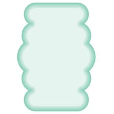 nested scallop edge rectangles