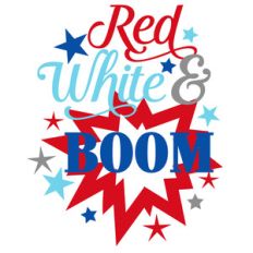 red white and boom