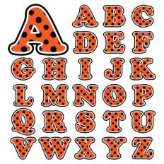 ladybug pattern alphabet