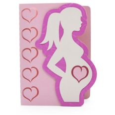 pregnant woman card