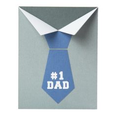 #1 dad folded card