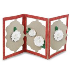 accordion card daisy
