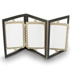 accordion card scallop