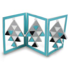 accordian card triangles