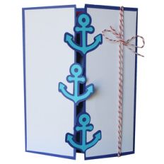 anchor tri-fold card
