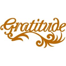 'gratitude' word phrase