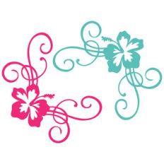hibiscus flourish corners