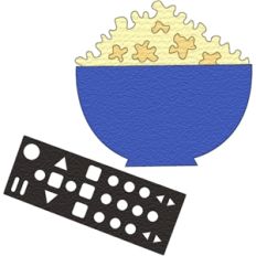 remote and popcorn