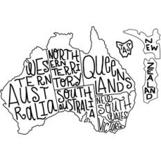 australia map