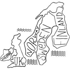 northern europe map