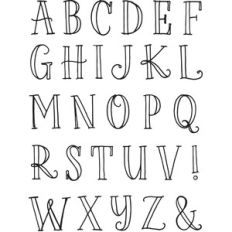 decorative letter set