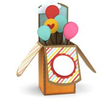 5x7 box card balloons