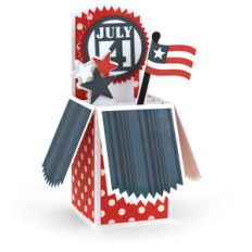 5x7 box card 4th of july