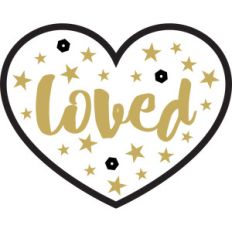 baby t-shirt: loved