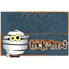 halloween treat bag mummy