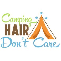 camping hair don't care