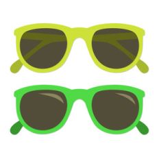 round folded sunglasses