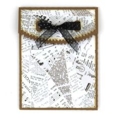 a2, 3x4, 4x6 pinking ribbon tie envelopes