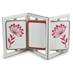 accordion card lovely flower