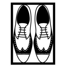 brogues folded card