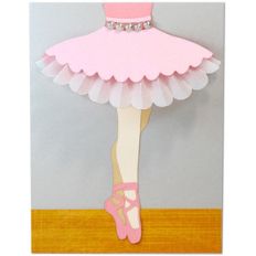 ballerina tutu card