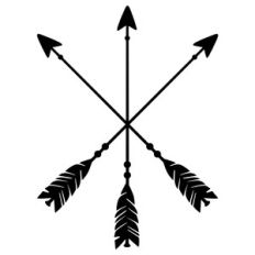 crossed arrow logo