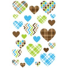 play tough heart stickers