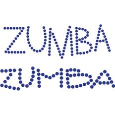 zumba rhinestone