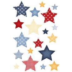 4th of july star stickers