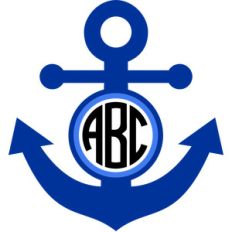 anchor monogram