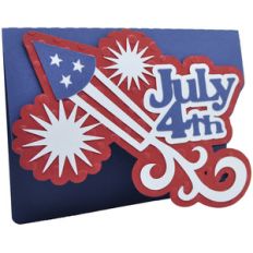roman candle independence day card