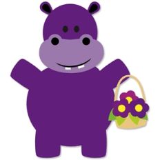 happy hippo