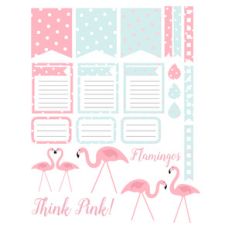lawn flamingo stickers