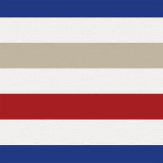 red cream blue stripe pattern