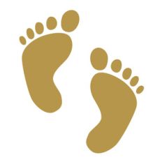 bare feet prints