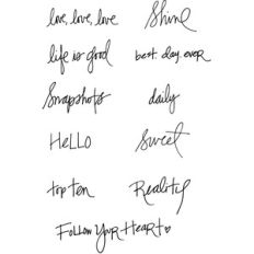 teresa collins handwriting stickers