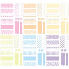 pastel washi