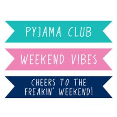 weekend planner banner labels