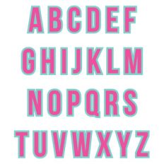 layered alphabet